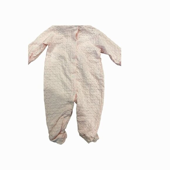 NEW Beyond Basics Kids Baby Sleepwear Pink Romper Size 6-9 Months - Picture 7 of 8
